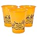 Neliblu Halloween Cups | 50 8 Oz Spooky Halloween Design | Happy Plastic Halloween Cups For Trick And Treat and Halloween Decoration Mega Party Cups