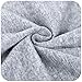 Pharmedoc Pregnancy Pillow Replacement Jersey Cover (Cover Only) for C Shaped Full Body Pillow - Body Pillow Cover Only - Grey