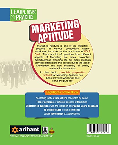 Objective Marketing Aptitude (Old Edition) 1