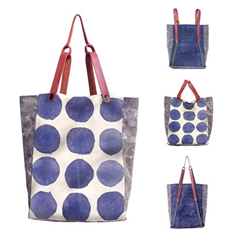 Convertible Bodega Tote, Backpack - Indigo Dot - Thumbnail 6