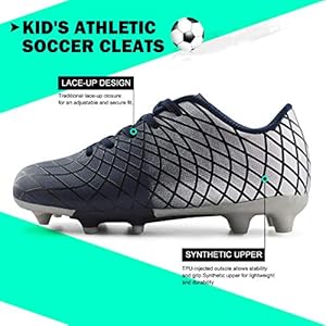 kids white soccer cleats