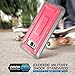 SUPCASE Unicorn Beetle Pro Series Case Designed for Galaxy S8, Full-Body Rugged Holster Case Without Screen Protector for Samsung Galaxy S8 (2017 Release) (Pink/Gray)