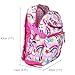 School Backpacks, OFEILY Child Carrier Backpacks book bags best student bag (6-12years old) Schulranzen Backpack Schoolbag Shoulders bag (Rose Rainbow)
