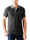 GUESS Men's Moore Short-Sleeve Pique Polo