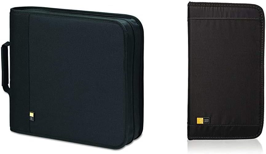 Case Logic BNB-208 208 Capacity CD/DVD Prosleeve Nylon Binder (Black): Home Audio & Theater
