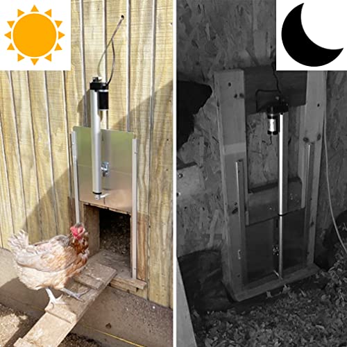 JVR AutomaticChickenCoopDoor Opener with Safety Feature