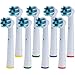  Oral B Replacement Brush Heads- Pk of 8 Generic Crossaction Oralb Braun Electric Toothbrush Heads- Cross Action Bristles Remove More Plaque & Reach Deep Within Teeth