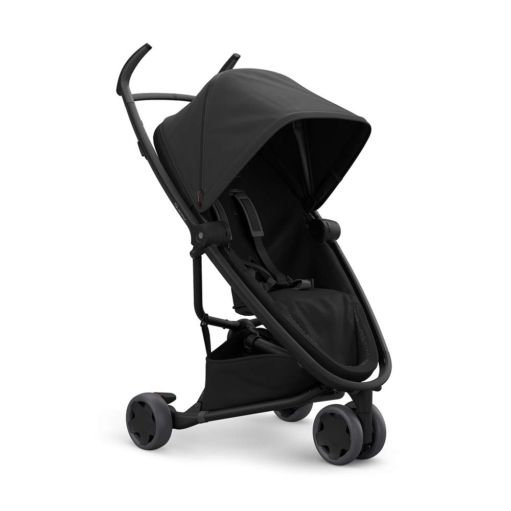 Quinny Zapp Flex Stylischer Komfort-Drei Räder Buggy, mit vielen Extras, leicht, kompakt faltbar, ab der Geburt nutzbar, schwarz