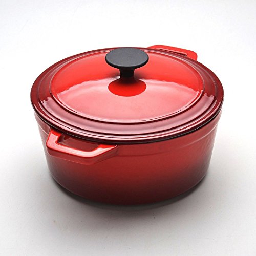 CAST IRON ENAMELED CASSEROLE POT 3.8 LITER MB-22058