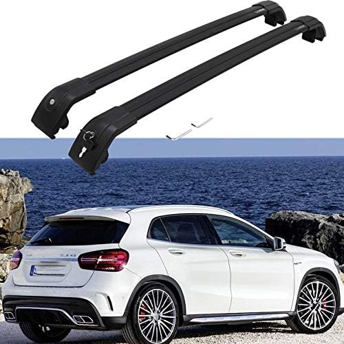 Cross Bar for Mercedes-Benz GLA X156 2014-2019 Crossbar Roof Rail Rack Luggage