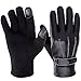 Vbiger Mens Winter Gloves PU Leather Touch Screen Gloves Warm Gloves Mittens