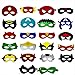 Superhero felt party masks 22 pieces party cosplay masks for boys and girls