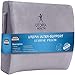 Utopia Bedding Lumbar Support Back Pillow, Firm Memory Foam with Adjustable Dual Straps – Orthopedic Design for Back Pain Relief - Car Seat and Office Chair Single Pack