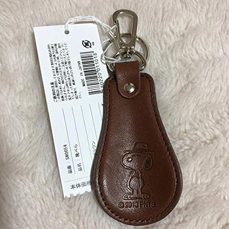 Amazon Peanuts スヌーピー レザー 靴べら ブラウン アニメ 萌えグッズ 通販