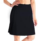 Yogipace Women's Modest 20" UV Protection Active Skort, Long-Length Tennis Golf Athletic Skirt with Built-in Shorts