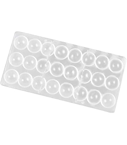 Lot De 4 Moules à Chocolat Transparents En Plastique Pour La Fabrication De Bonbons, Desserts, Gelées, Pralines, Truffes, Bonbons, Bonbons