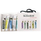 Herbodent Travel Pack - Amazing Toothpaste Minis 15g/0.53oz (Pack of 6) | Mini travel pack- Herbodent&reg; Natural, Premium, Sensitive, Blackseed, NEEM 7 in 1 and Diabetic - for complete oral care