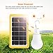 Solar Light Bulb Portable Solar LED Light Solar Panel Powered Rechargeable Lights with Light Sensor for Home Shed Barn Indoor Outdoor Emergency Hiking Tent Reading Camping Night Work Light(3pack）
