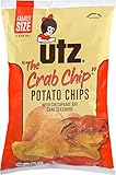 Utz Potato Chips, The Crab Chip, Family Size, 9.5 oz, (pack of 3)
