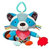 Skip Hop Bandana Buddies Soft Activity Toy, Raccoon