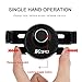 IKOPO One Touch Air Vent Car Mount Holder Cradle for iPhone 7 7 Plus/ 6s Plus/6s/6, Samsung Galaxy S8 Edge S7 S6 Note 5, Nexus 6,Smartphones(Black)