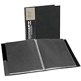 Itoya Original Art ProFolio 9x12 Black Art Portfolio Binder with Plastic Sleeves and 48 Pages - Portfolio Folder for Artwork with Clear Sheet Protectors - Presentation Book for Art Display and Storage