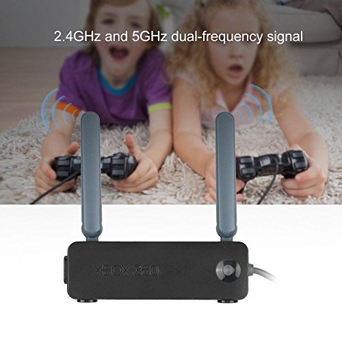 WiFi Adapter, VBESTLIFE 2.4GHz 5GHz USB Wireless Network WiFi Dongle Connector with Dual Band Antenna for Xbox 360 Game Console - Thumbnail 4
