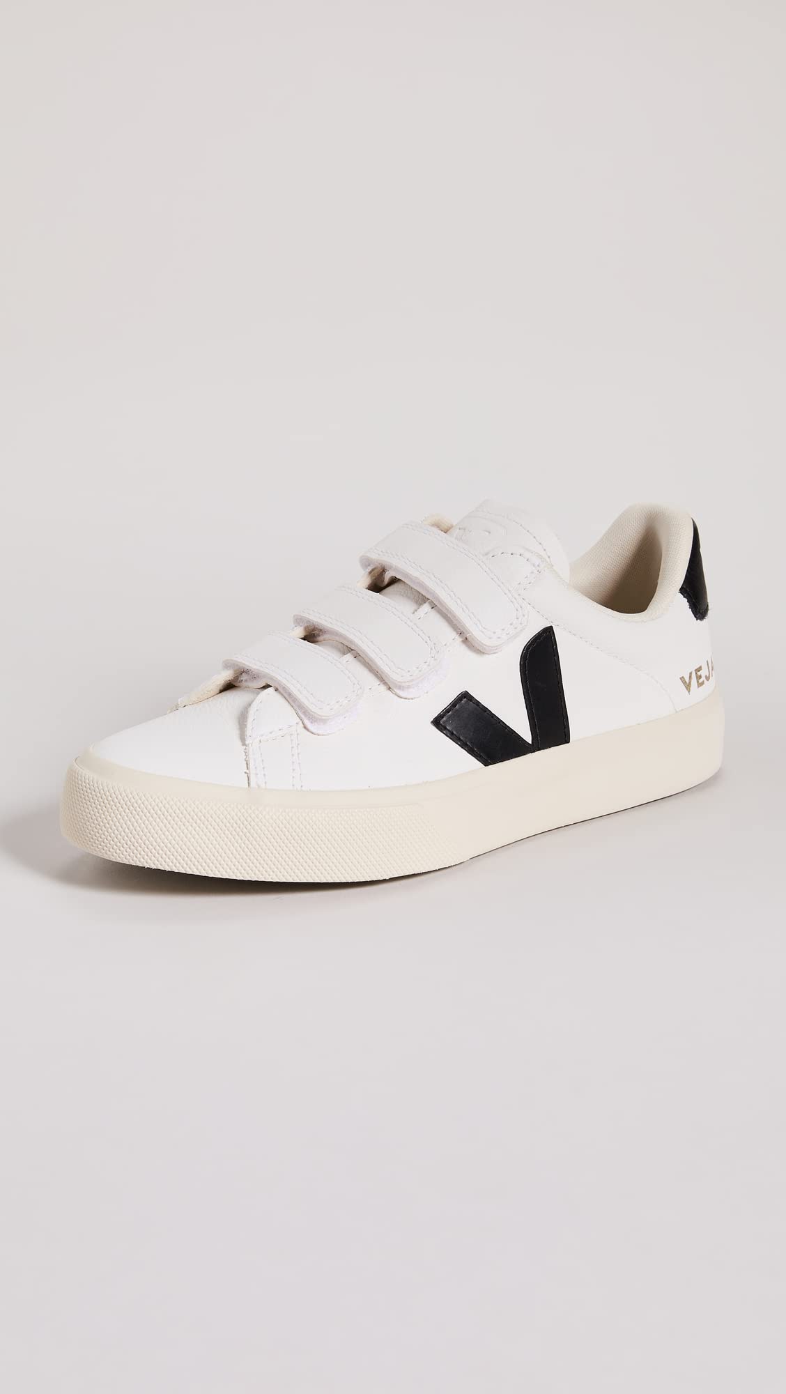 Veja Women's Recife Logo Sneakers, Extra White/Black, 7 Medium US