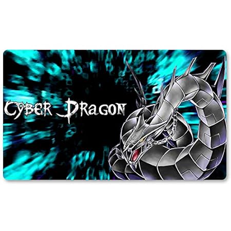 Cyber Dragon - Brettspiel Yugioh Spielmatte Spiele Tischmatte Größe 60x35cm Mousepad MTG Spielmatte für Yu-Gi-Oh! Pokemon Mag