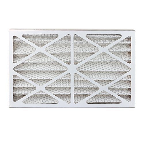 Filterbuy 16x25x4 Air Filter MERV 8 Dust Defense (6Pack), Pleated HVAC