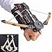 Assassin's Creed V Brown Arrow Hidden Blade Brotherhood Ezio Auditore Gauntlet Cosplay Replica Ubisoft Assassin's Creed Unity Wine + Assassin's Creed Necklace (with Silver&Gold necklace)
