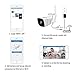 Outdoor Security Camera 1080P HD WiFi Bullet Surveillance Camera with Motion Detection Night Vision Weatherproof APP Support