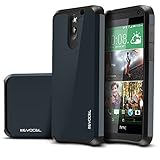 Evocel® HTC Desire 610 [Dual Layer Series] Hybrid Armor Protector for HTC Desire 610 - Retail Packaging, Shadow Blue (EVO-HTC610-SA07)