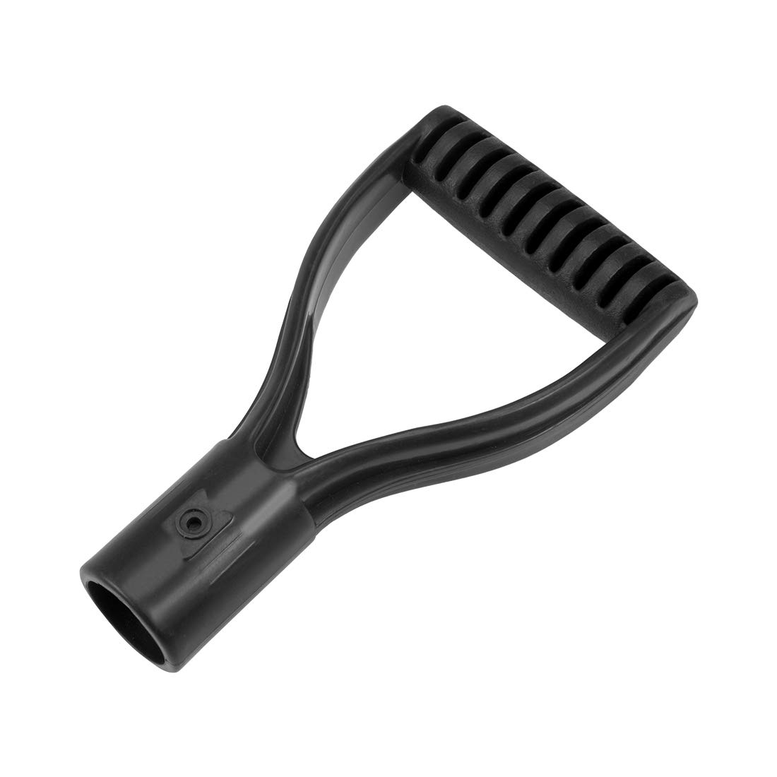 sourcing map Shovel D Grip Handle, 30mm Inner Diameter PVC for Digging Raking Tools Black