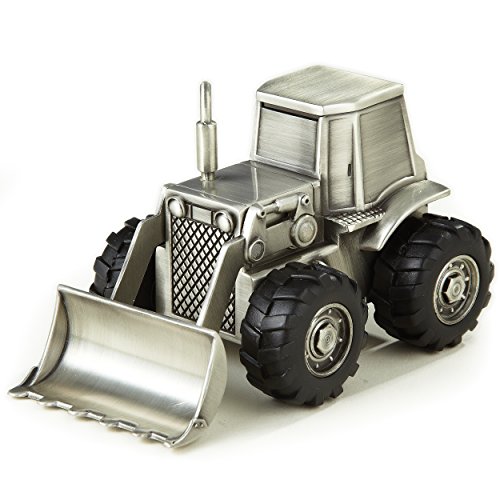 Elegance Pewter Plated Bulldozer Bank