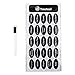 Best Spice Labels Set - 150 PVC Water Resistant Oval Stickers and Chalk Pens: 96 Preprinted Spice Names + 54 Blank Stickers + White & Yellow Chalk pens