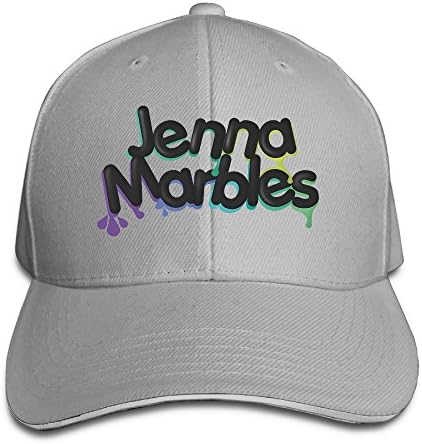 Top Bee Jenna Marbles Unisex Sandwich Baseball Caps Ash