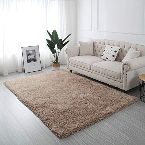 Modern Style Rugs Living Room Soft Fluffy Shaggy Lounge Or