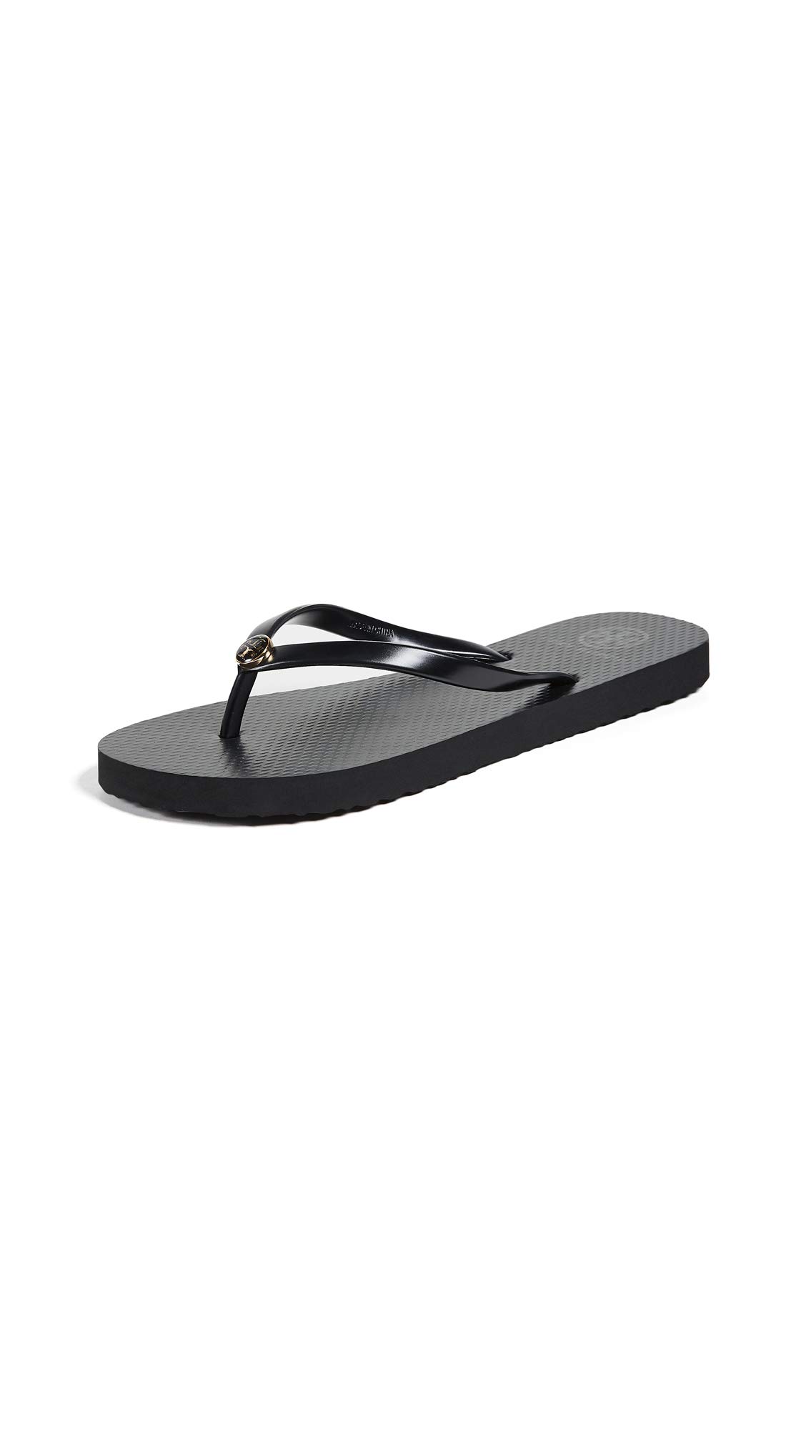 Tory Burch Thin Flip Flop Black Sandal