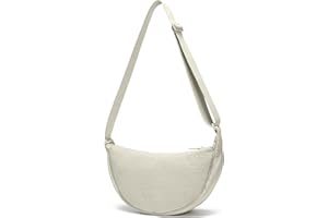 YIKOEE Crescent Bag for Women Men Small Sling Crossbody Bag with Half Moon Shape