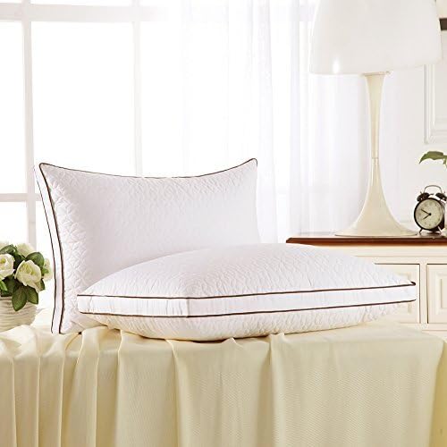Bed Pillows 2 Pack for Sleeping, Hotel Luxury Standard Pillow for Neck Pain-Best Cooling Hypoallergenic Pillows Queen