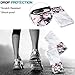iPhone 8 Plus Case,iPhone 7 Plus Case,VIVIBIN Cute Floral and Grey Marble for Women Girls Clear Bumper Soft Silicone Rubber TPU Cover Slim Fit Protective Phone Case for iPhone 7 Plus/iPhone 8 Plus