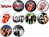 The Rolling Stones Pinback Buttons Badges/Pin 1 Inch (25mm) Set of 10 New