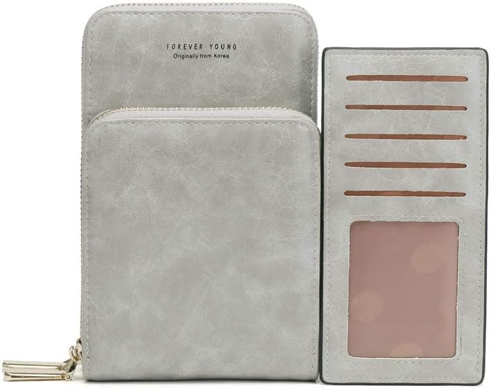 Women Small Crossbody Phone Bag, Mini Shoulder Handbags Cellphone Wallet Purse with Credit Card Slots