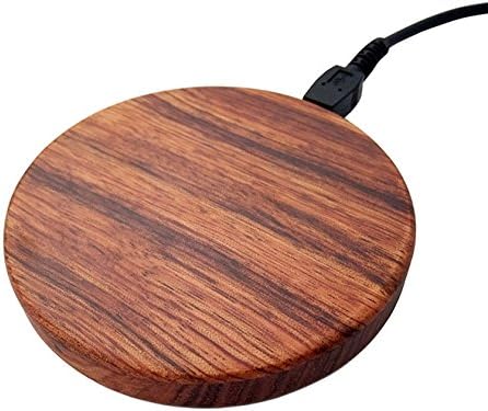 Wireless Charger Wooden Winsum Charging Pad for iPhone X iPhone 8 / 8 Plus Samsung Galaxy S9 S9 Plus Note 8 S8 S8 Plus S7 S7 Edge Note 5 [No AC Adapter]