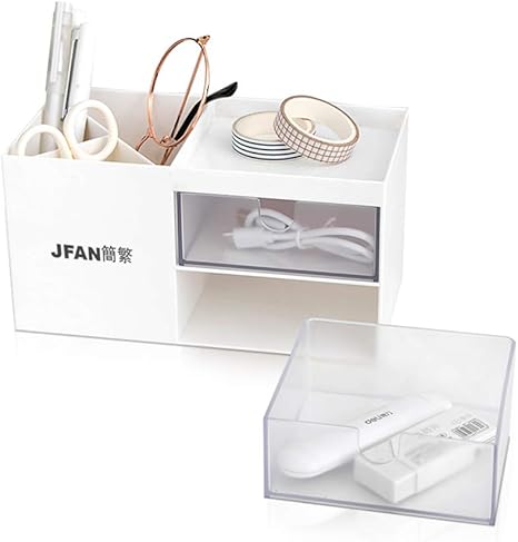 Amazon 小物入れ ペン立て 卓上 ペンスタンド 小物ケース 小物収納 デスク 収納 デスクオーガナイザー 収納ケース 小物 ぺんたて デスク 整理 卓上ラック 约幅17 5x 奥行9x高さ9 3cm ペン立て 文房具 オフィス用品