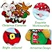 8 Pack Christmas Tree Decorations Ornaments Set,Christmas Tree Pendant Plush Snowman Santa Claus Polar Bear Elk Hanging Christmas Tree Decoration Pendants for Xmas Home Party Holiday Decorative