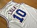 Space Jam #10 Lola Bunny Basketball Jersey Tune Squad Looney Toones Basketball Jerseys White (White, Large)