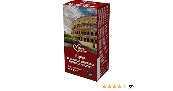 96 Cápsulas Cremesso® Delizio® Compatibles Café Cremoso : Amazon.es:  Alimentación y bebidas