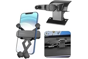 LUNQIN Car Phone Holder Mount for Genesis GV70 2022 2023 2024 2025，Electrified GV70 2022-2025 Auto Accessories Interior Decor